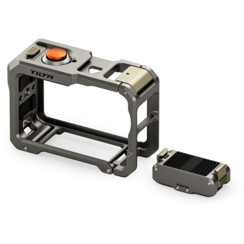 Tilta Camera Cage Base Kit for DJI Osmo Action 6 (Titanium Gray)