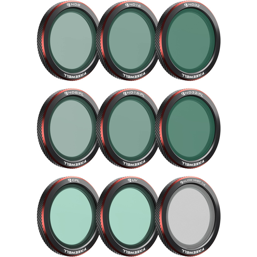 Freewell Mega Filter Kit for DJI Neo 2 (9-Pack)