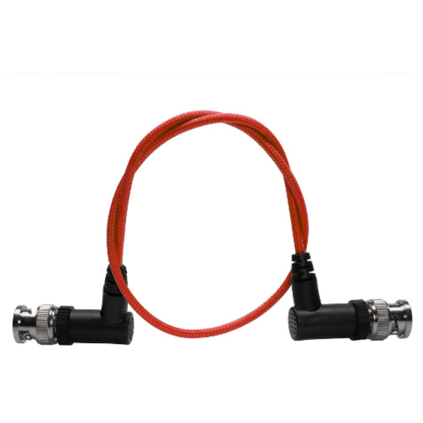 Kondor Blue Ultra-Thin 3G-SDI Right-Angle BNC Cable (40cm, Cardinal Red)