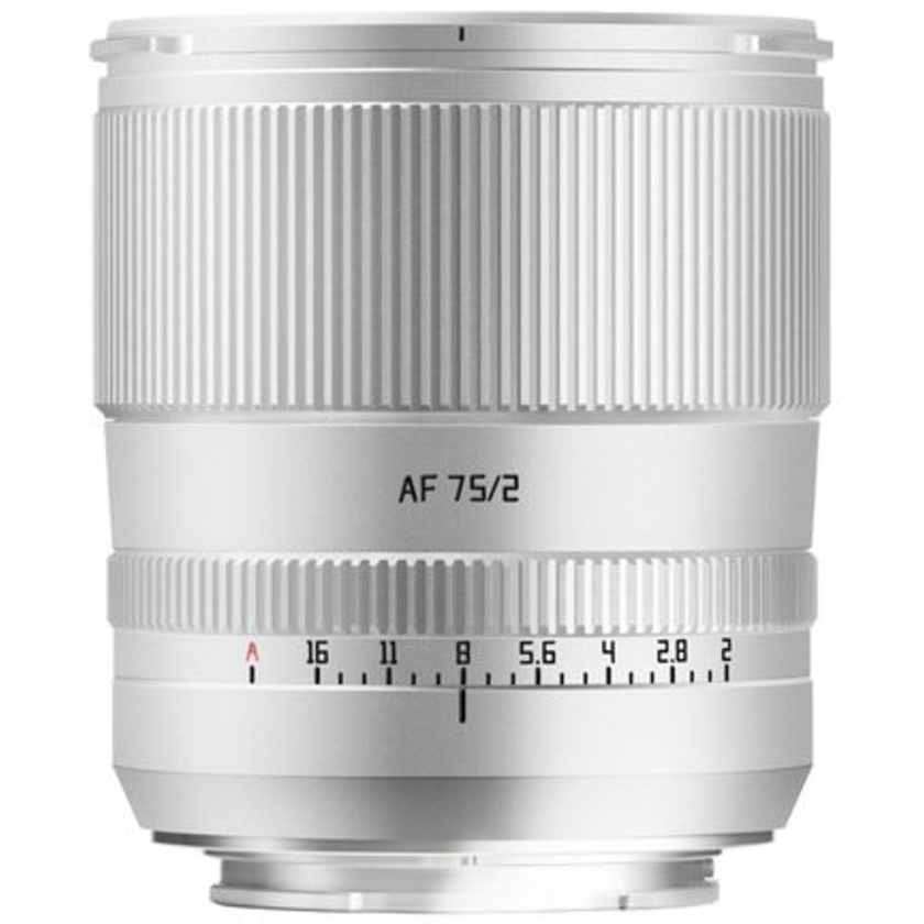 TTArtisan AF 75mm f/2 Lens (Sony E, Silver)