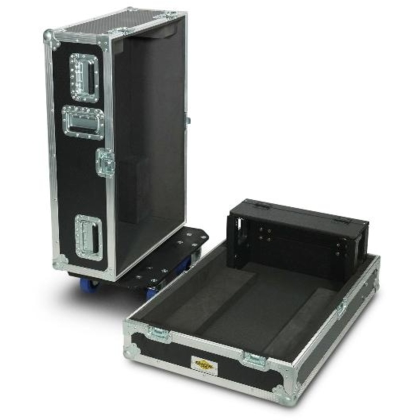 ShowCase M32R Live Console Flight Case on Wheels with Dogbox