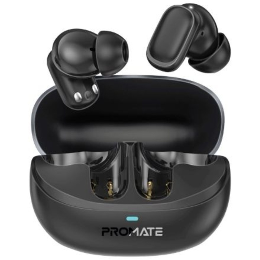Promate Lush Pro In-ear HD TWS BT Earbuds Intellitouch & 400mAh Charging Case