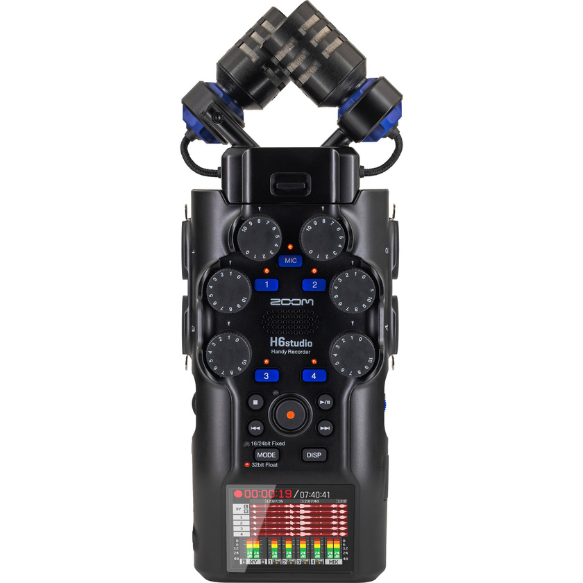 Zoom H6studio 6-Track Handy Recorder with 32-Bit Float Recording
