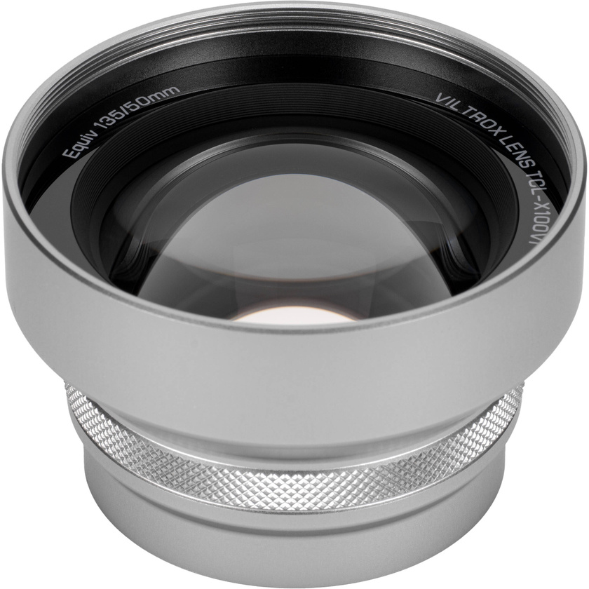 Viltrox Telephoto Conversion Lens for FUJIFILM X100 Series Cameras (Silver)