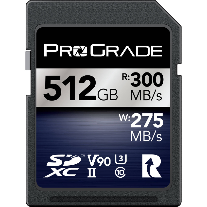 ProGrade Digital 512GB UHS-II SDXC Iridium Memory Card