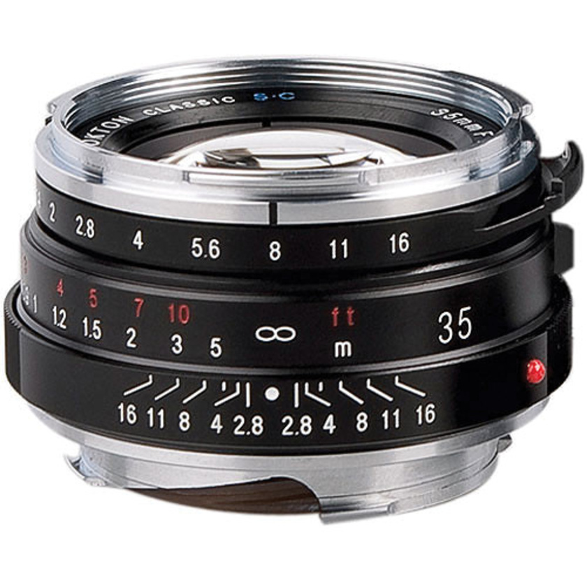 Voigtlander Nokton Classic 35mm f/1.4 Manual Focus M Mount Lens - Black