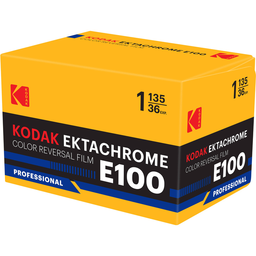 Kodak Eastman Professional Ektachrome E100 Color Transparency Film (35mm Roll Film, 36 Exposures)