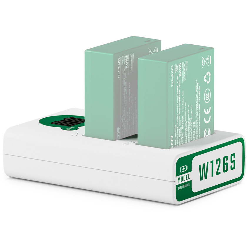 Tilta 2-Channel Battery Charger for NP-W126S Batteries (Forest Green)