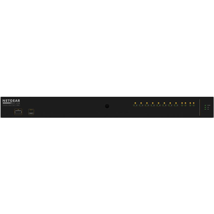 Netgear AV LINE 8X1G PoE+ 125W 2X1G and 2XSFP Managed Switch