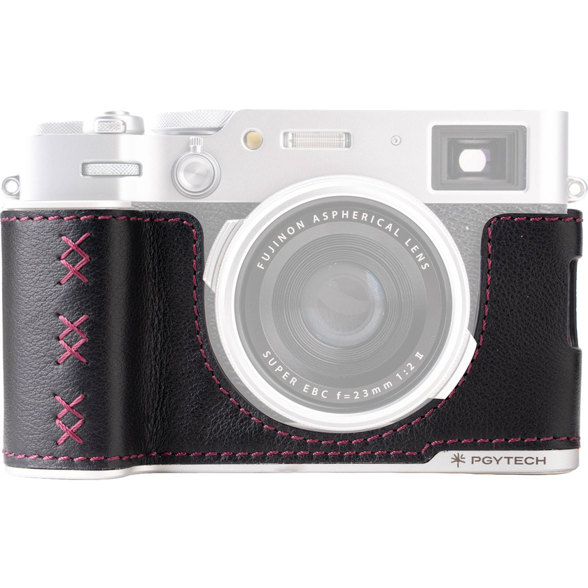 PGYTECH Leather Camera Case for FUJIFILM X100 VI (Midnight Black)