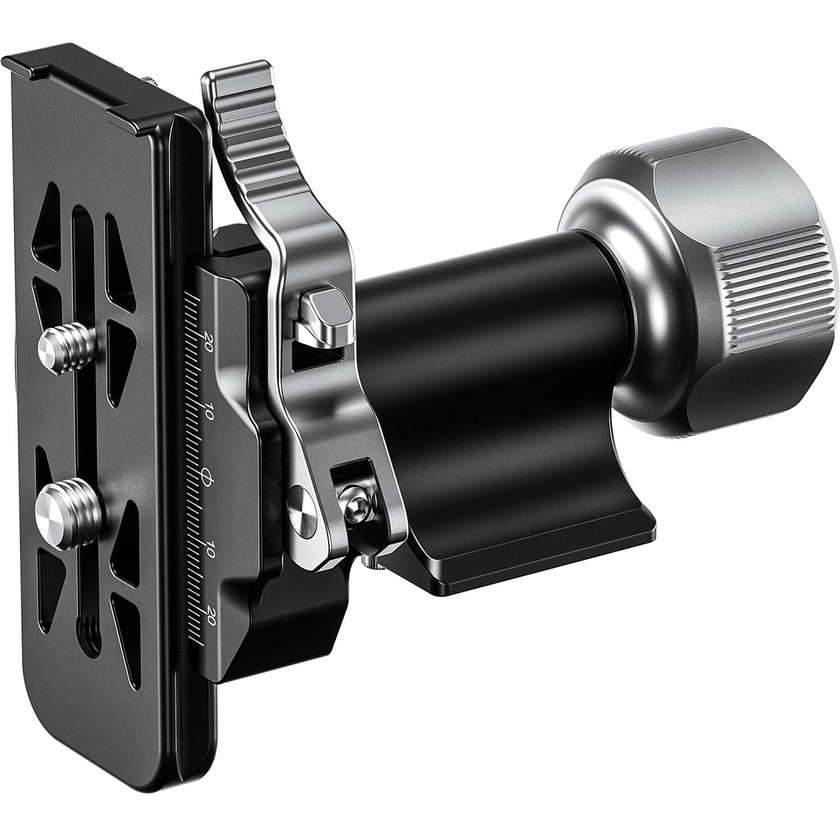 Leofoto MPG-01L Monopod Head Side Mount with Arca-Type QR Clamp and Plate
