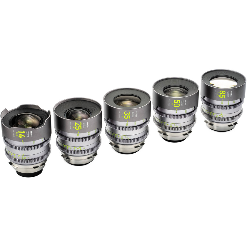 NiSi ATHENA PRIME Rewind T1.9/T2.4 Full-Frame 5-Lens Kit (ARRI PL)