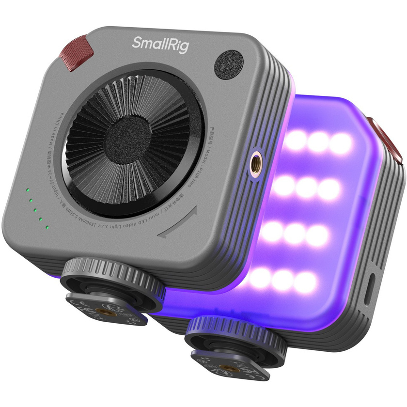 SmallRig 5821 P108 Neo mini LED Video Light (Nebula Gray)
