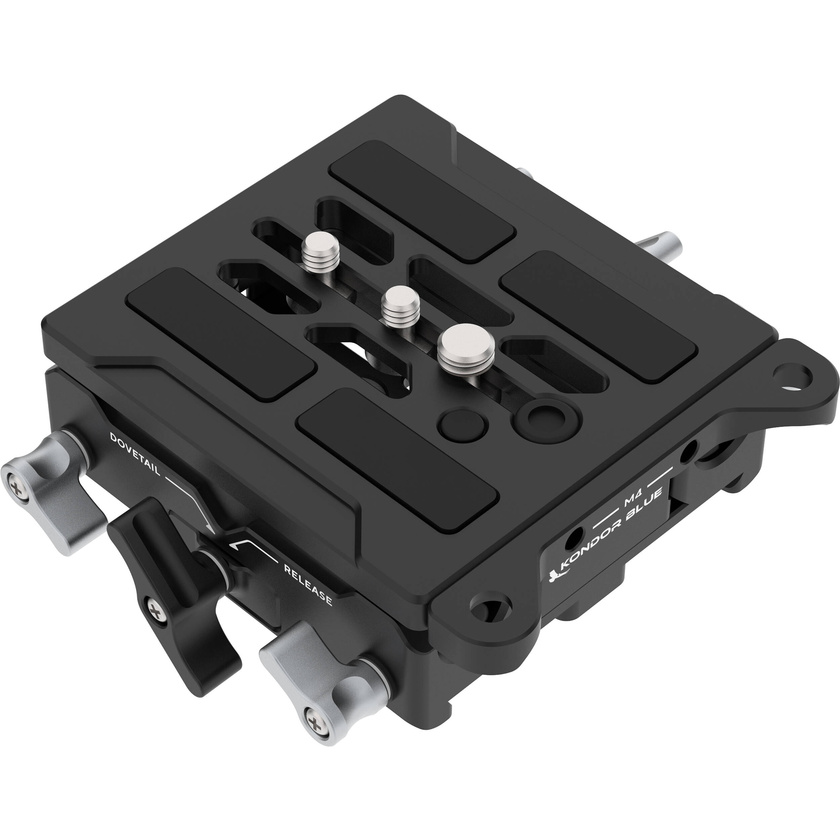 Kondor Blue 15mm LWS ARRI Bridge Plate for Blackmagic URSA Cine (Raven Black)