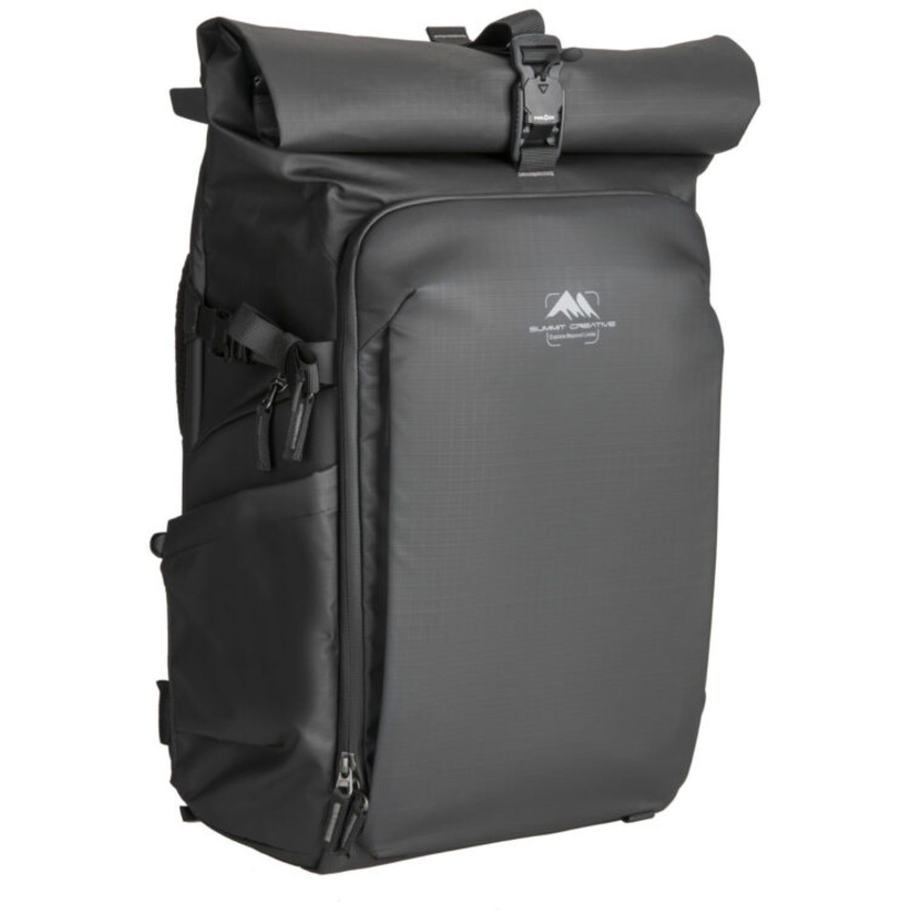 Summit Creative Medium Metropolis 28L Roll Top Backpack (Black)