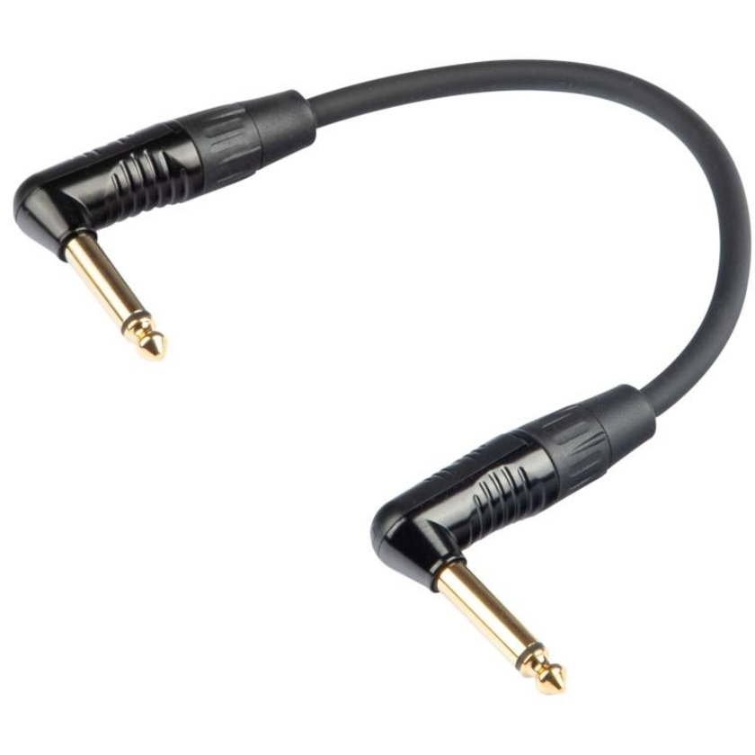 Proel Guitar Patch TS Cable (15cm, Right-Angle)