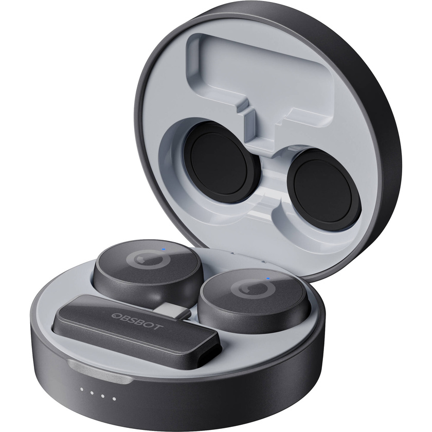 OBSBOT Vox 2-Person Wireless Live Streaming Microphone System with USB-C Connector (2.4 GHz)