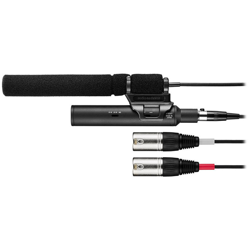 Audio-Technica BP350ST-UL MS Stereo On-Camera Cardioid Condenser Boundary Microphone