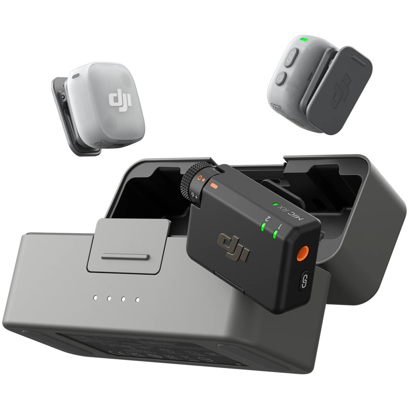 DJI Mic Mini 2 Wireless Microphone System with Charging Case (2TX+1RX)
