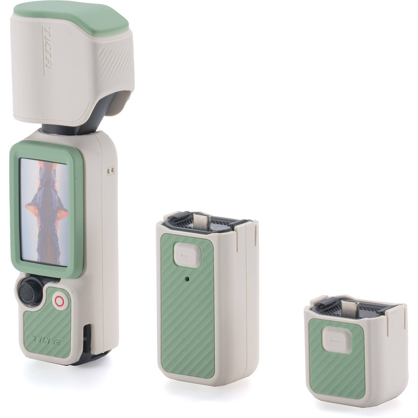 Tilta Silicone Protective Cover Power Kit for DJI Osmo Pocket 4 (Celadon White)