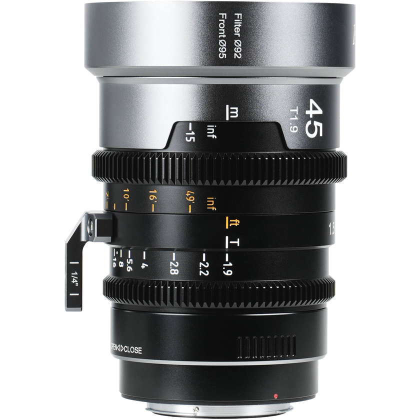 Sirui IronStar 45mm T1.9 Anamorphic 1.5x Lens (ARRI PL/Canon EF, Neutral Flare)