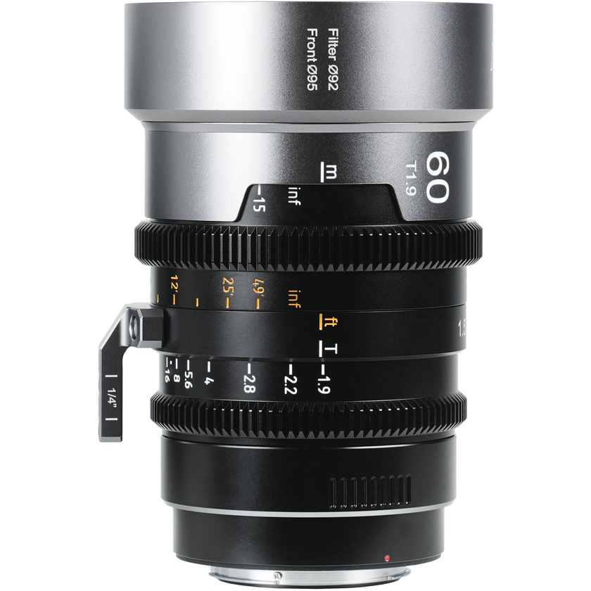 Sirui IronStar 60mm T1.9 Anamorphic 1.5x Lens (ARRI PL/Canon EF, Neutral Flare)
