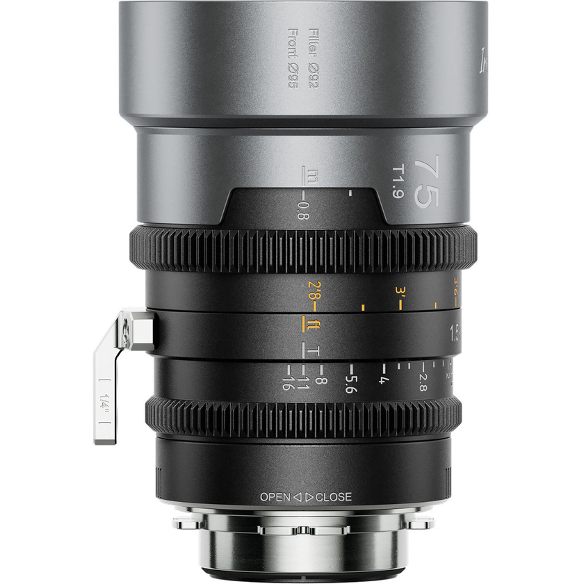 Sirui IronStar 75mm T1.9 Anamorphic 1.5x Lens (ARRI PL/Canon EF, Neutral Flare)