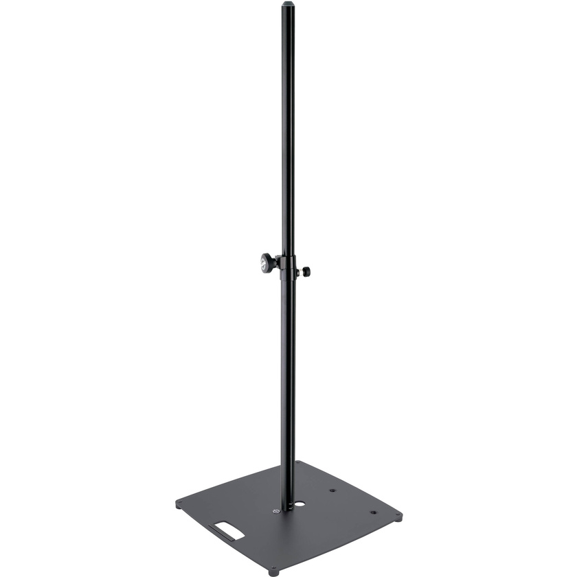 K&M 26727 Speaker Stand Pro with Center, Edge, and Corner Mount (21.65 x 21.65" Base, Black)