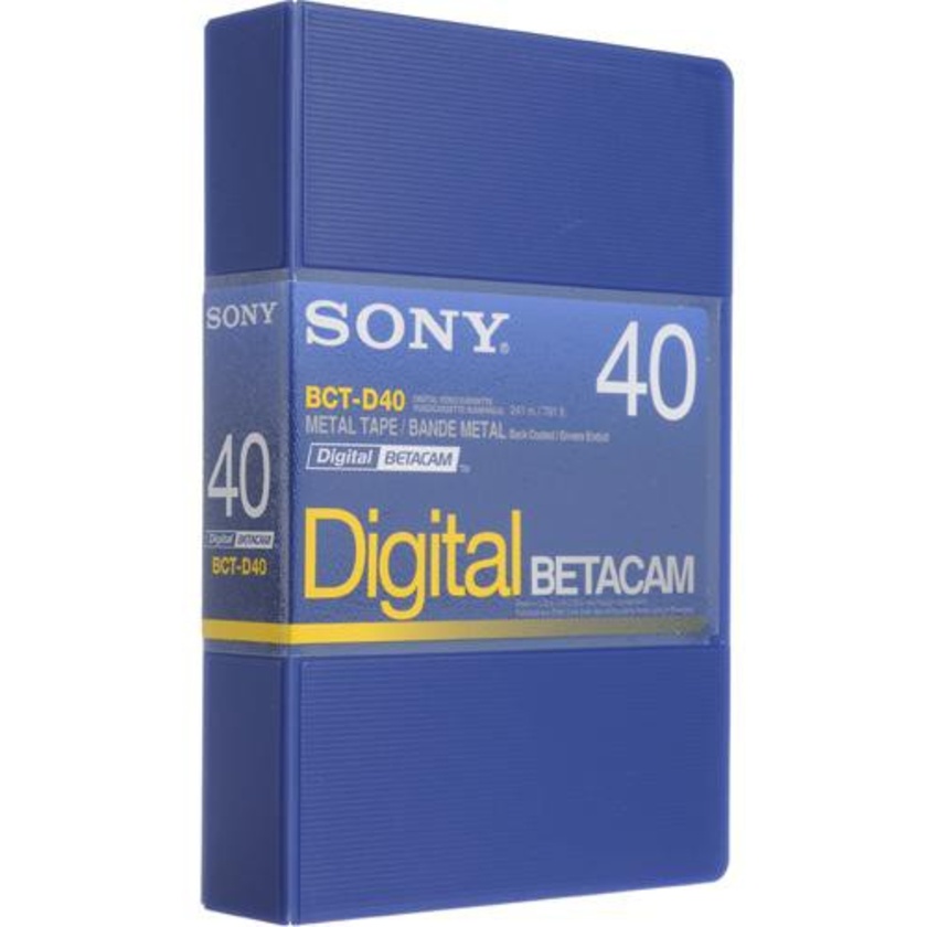 Sony BCT-D40 Digital Betacam Video Cassette (40 Minute)