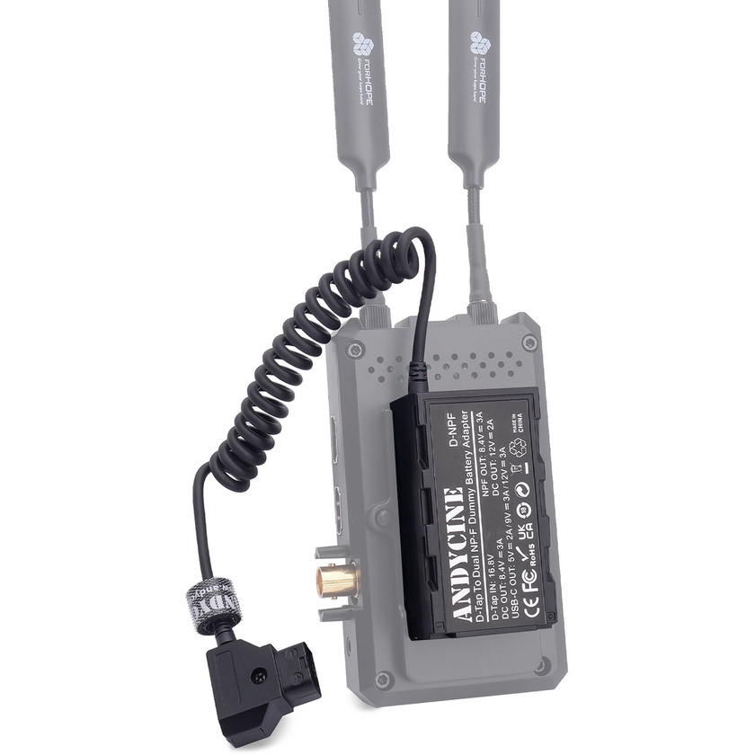 ANDYCINE D-Tap to Dual-Sided Sony L-Series/NP-F Dummy Battery Adapter