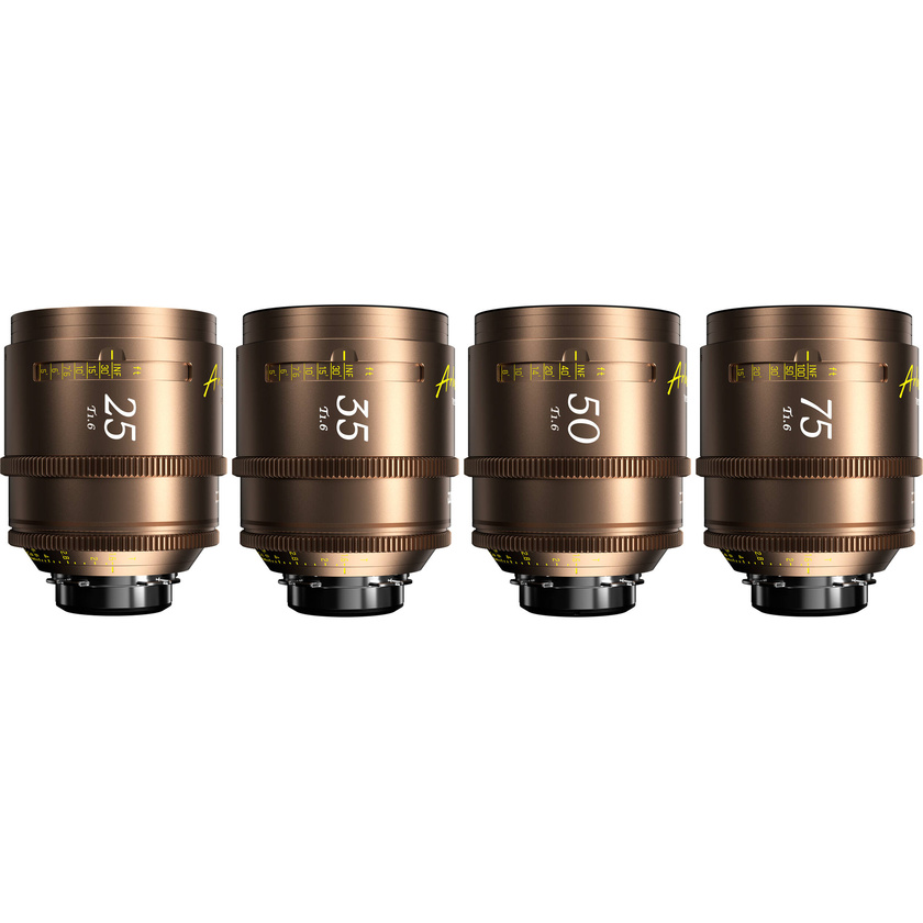 DZOFilm Arles Lustre T1.6 FF/VV Cinema Prime 4-Lens Kit (ARRI PL, Meters)