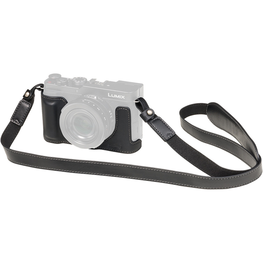 SmallRig 6274 Leather Half Case Kit for Panasonic LUMIX L10 (Black)