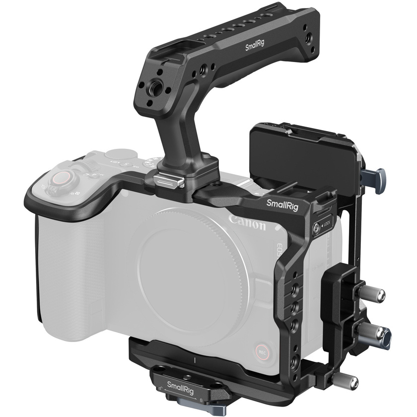 SmallRig 6381 "HawkLock" Quick Release Cage Kit with V-Mount Battery Plate for Canon EOS R6 V