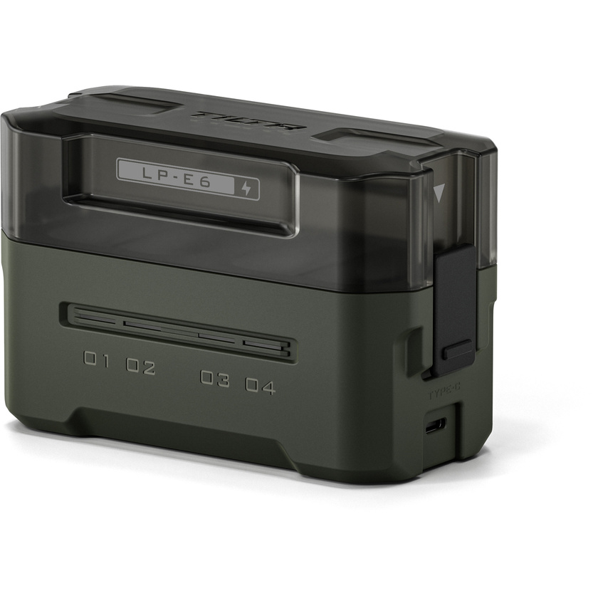 Tilta Portable Charging Station for LP-E6 (4 Channel, Green)