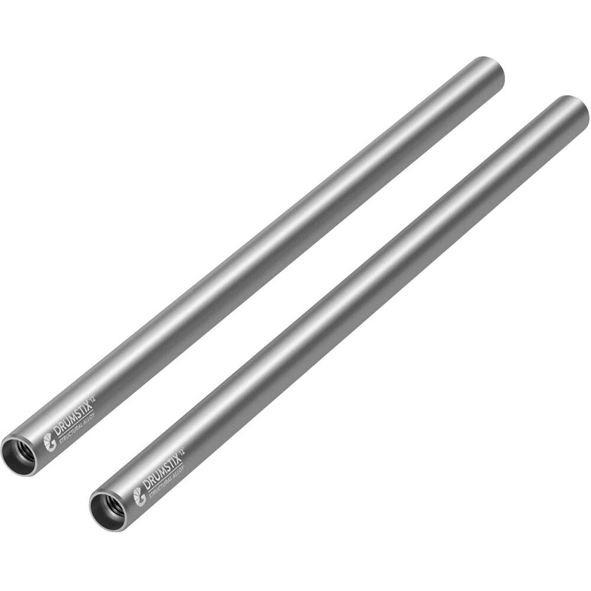 Bright Tangerine Drumstix Structural Alloy Threaded 15mm Rods (Pair, 30.4cm)