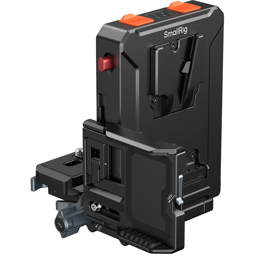 SmallRig 5899 Intelligent Power Management V-Mount Battery Plate Compatible with Arca-Swiss Quick Release Plate