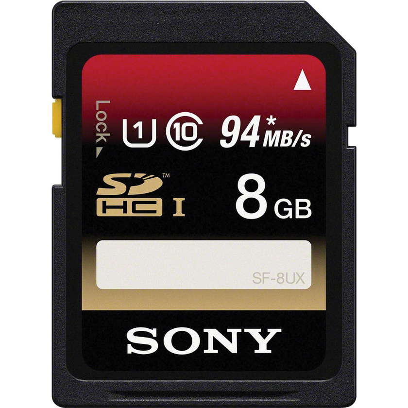 Sony 8GB SDHC Class 10 UHS-1 Memory Card (94MB/s)