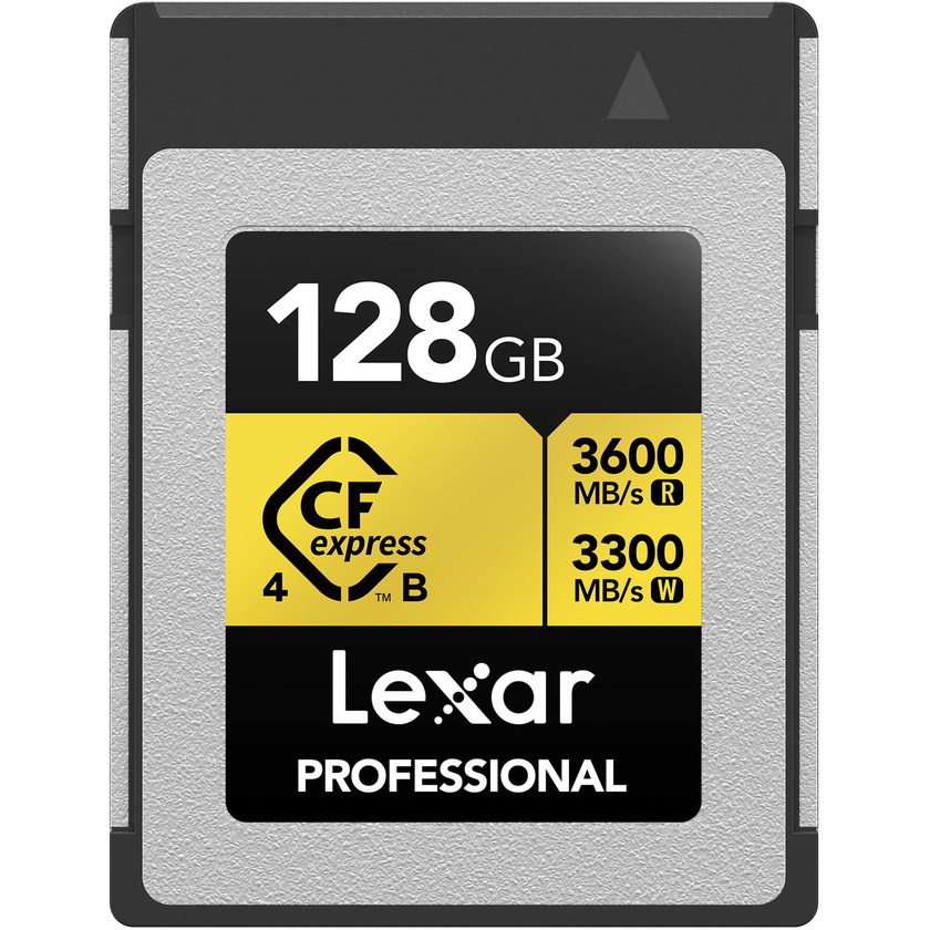 Lexar 128GB Professional CFexpress 4.0 Type B GOLD Card