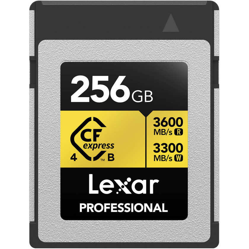 Lexar 256GB Professional CFexpress 4.0 Type B GOLD Card