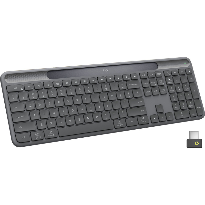 Logitech K980 Signature Slim Solar+ Wireless Keyboard for Business (Graphite)