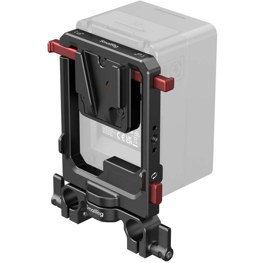 SmallRig 6273 Rotatable V-Mount Battery Plate with Dual V-Locks and 15mm Dual Rod Clamp