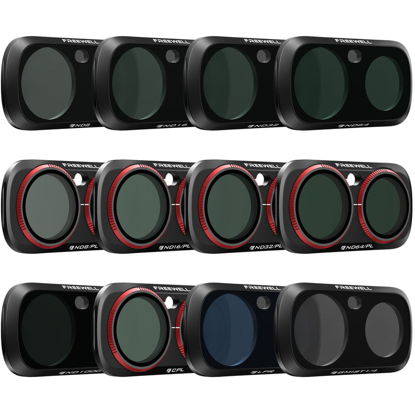 Freewell Mega Filter Kit for Insta360 Luna Ultra (12 Pack)