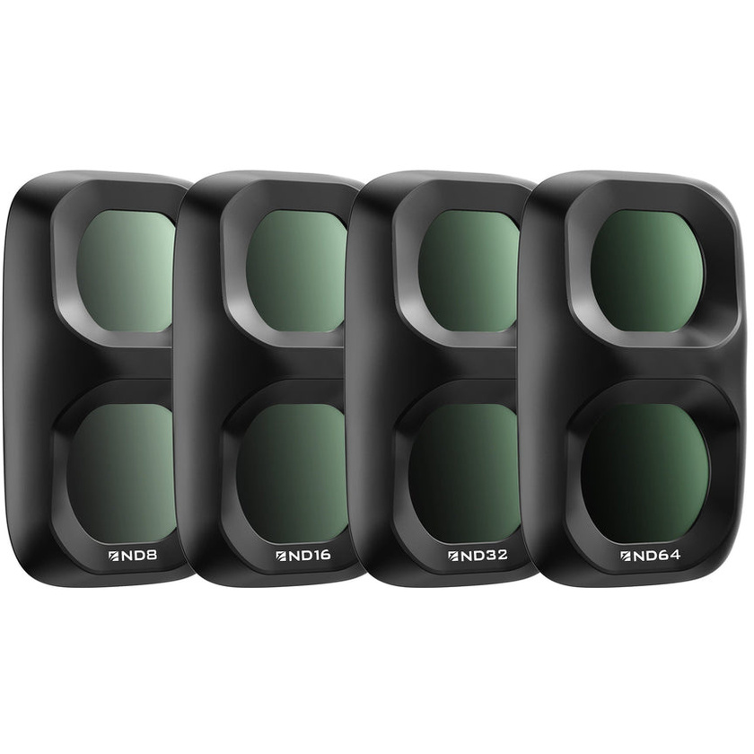 Freewell Standard Day Filters for Osmo Pocket 4P (4 Pack, Black)