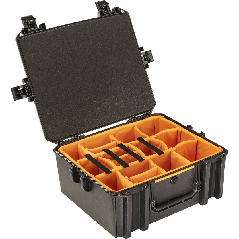 Pelican Vault V600 Case (Black, Padded Dividers)