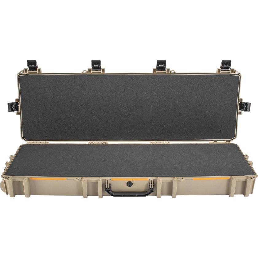 Pelican V800 Wheeled Hard Tactical Rifle Case with Foam Insert (Tan)