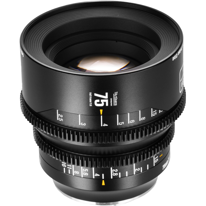 7Artisans DREAM 75mm T1.5 Full-Frame Cinema Lens (L-Mount)
