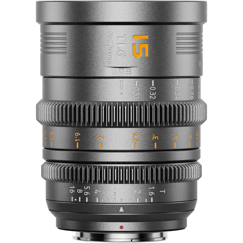 Sirui VP-1 Vision Prime 15mm T1.6 Full-Frame Cine Lens (Multi-Mount, Metal Gray)