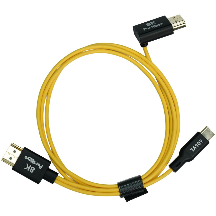 Portkeys HDMI Video Control Cable for LH7C Monitor (1m, Yellow)
