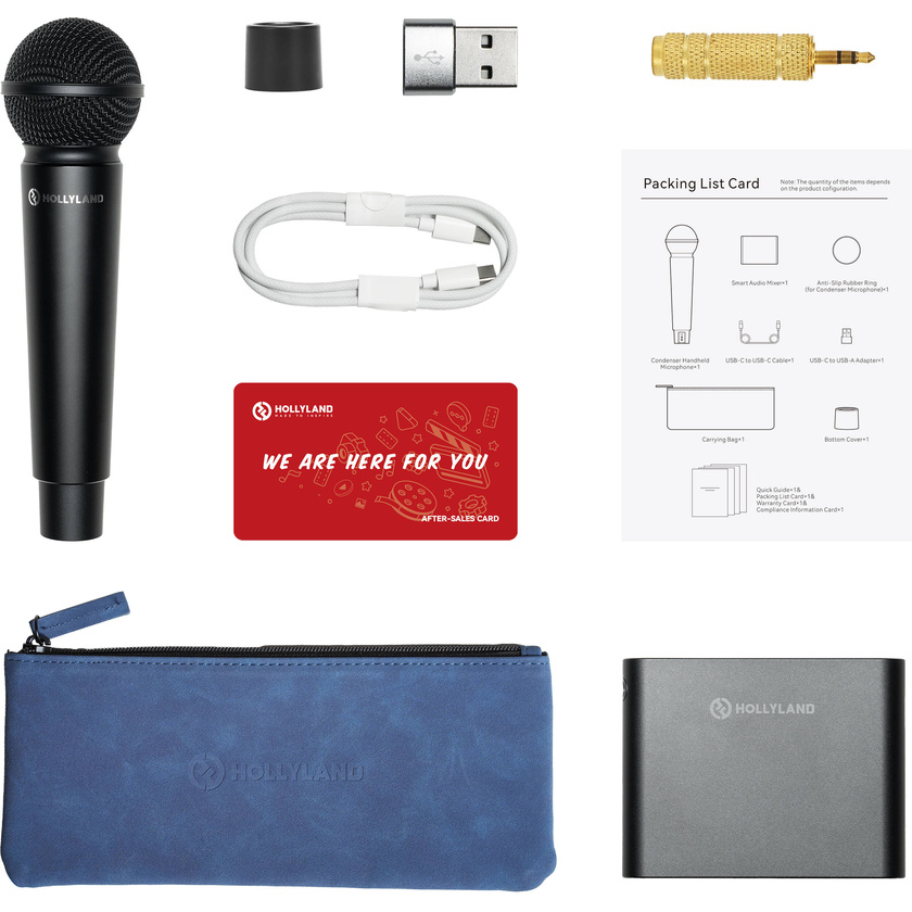 Hollyland MELO P1 Solo Wireless Handheld Microphone System (Space Gray)