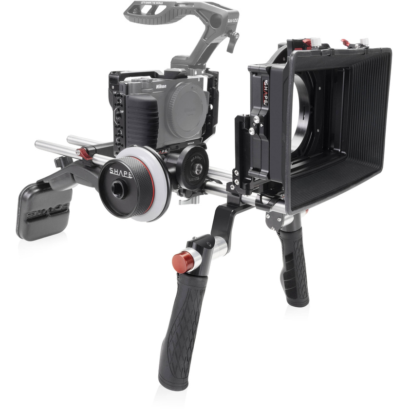 SHAPE Creator Camera Cage Shoulder Mount Kit with Matte Box and Follow Focus for Nikon ZR